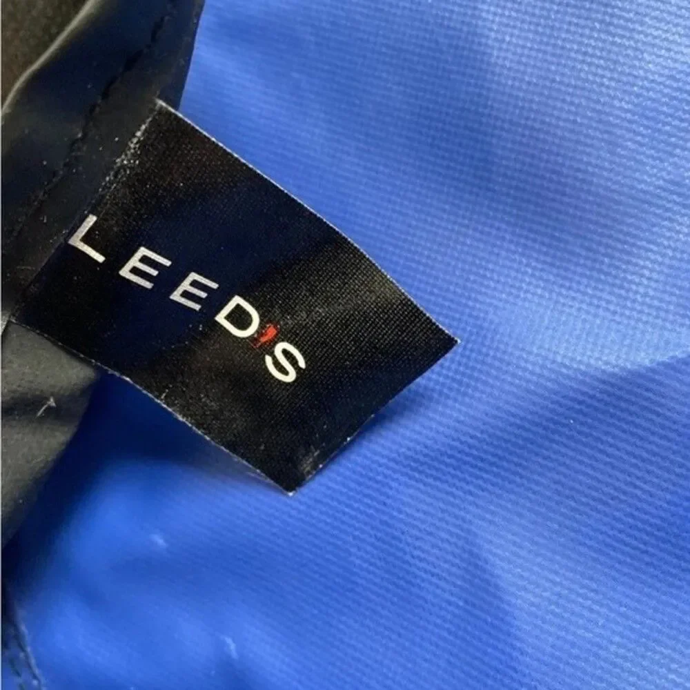 Leeds Vintage( Columbia St.Mary's ) Logo Canvas Blue Tote Bag,Zip,Double Handles